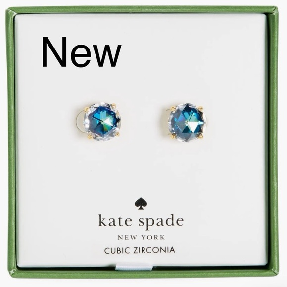 NEW KATE SPADE NEW YORKK boxed round stud earrings ⭐️⭐️⭐️⭐️ - Picture 1 of 15